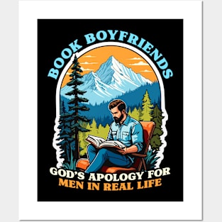 Reading Book Boyfriends God's Apology Literature Posters and Art